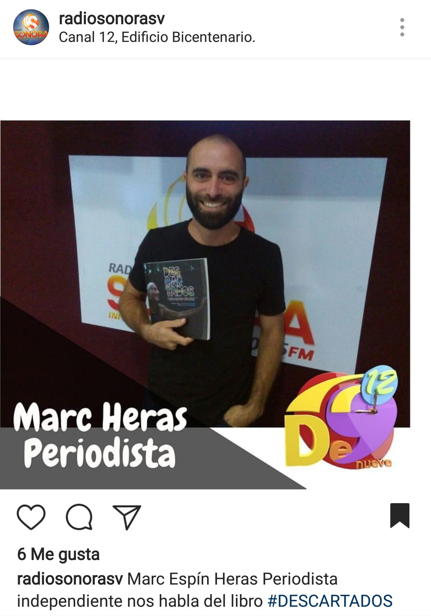 Marc Espín, autor de #Descartados