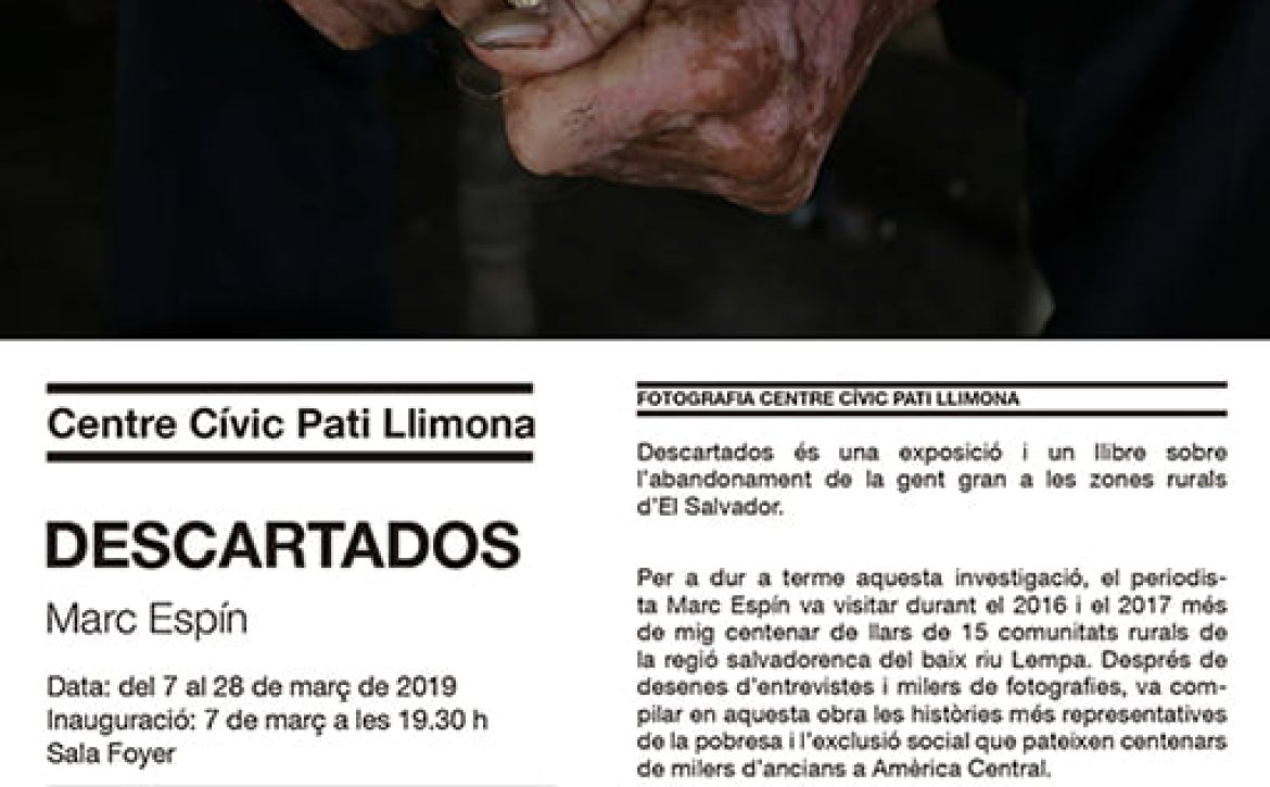 Exposición Descartados Barcelona Pati Llimona